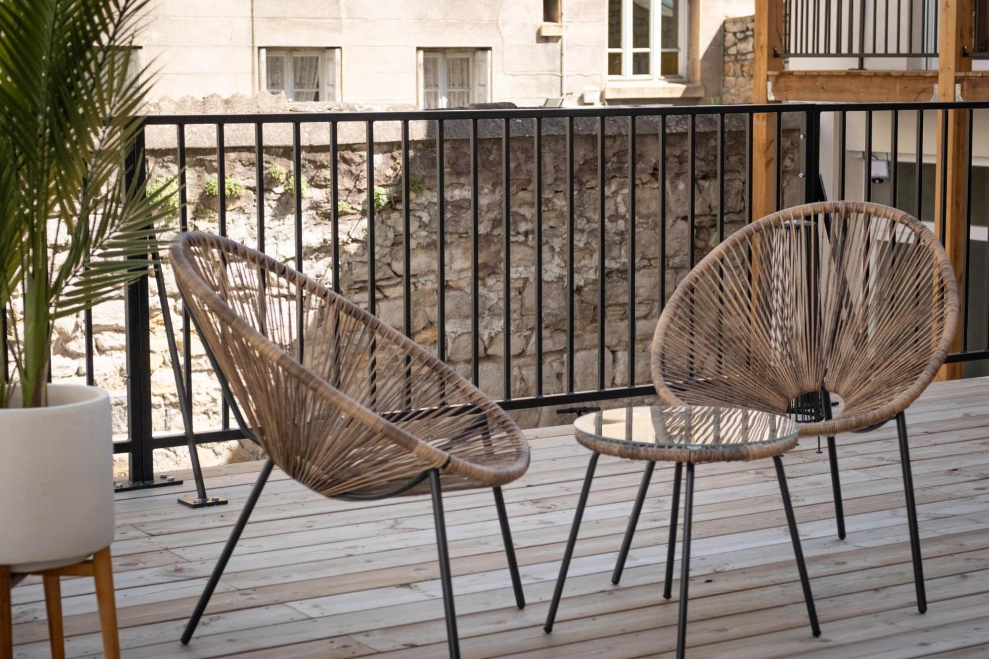 شقة Bibemus Casa Maja - Baignoire Balneo - Parking - Terrasse سانت إتيان المظهر الخارجي الصورة